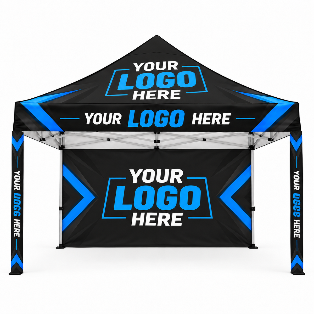 10×10 canopy + 1 Full Wall + 2 Leg Covers