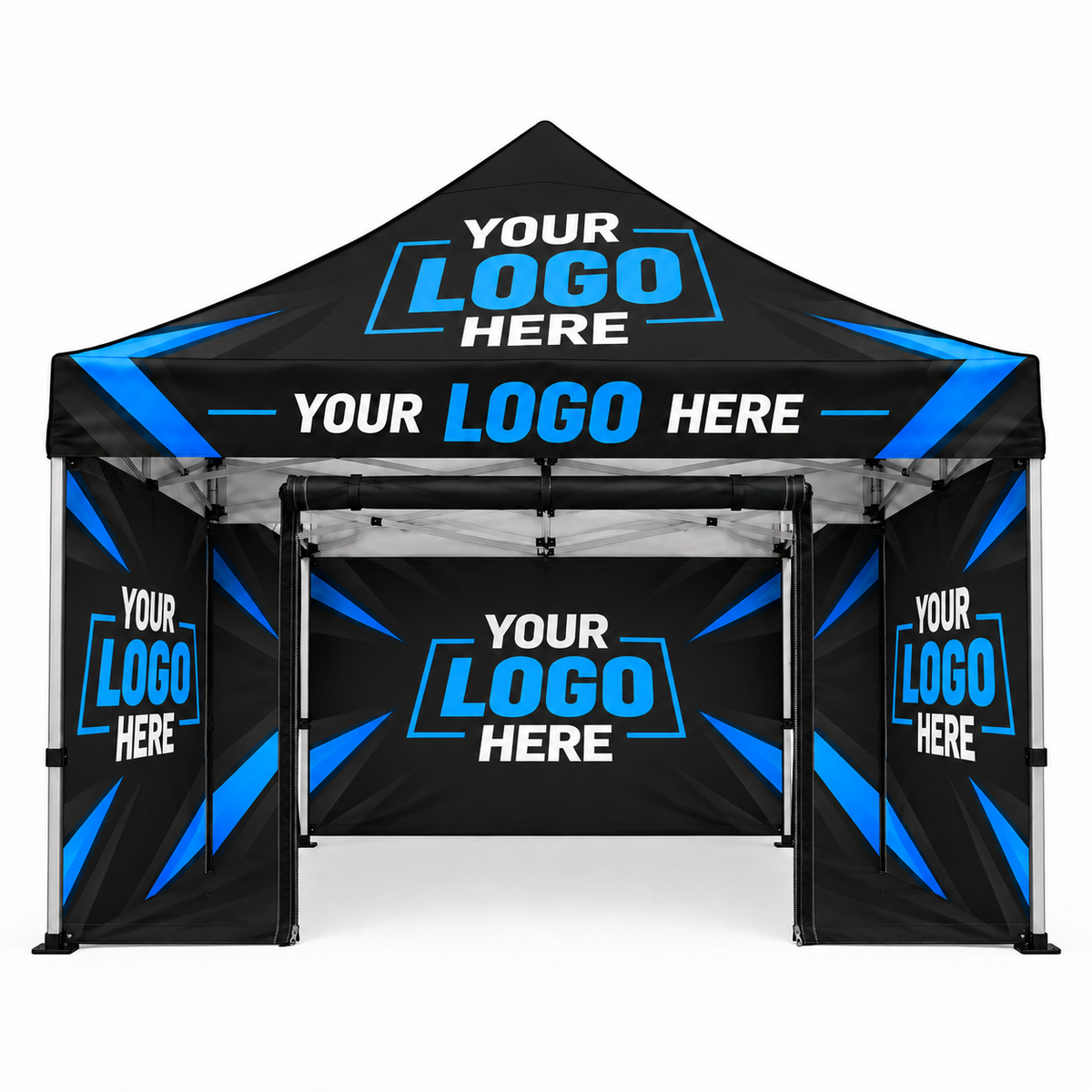 3 Full Walls + 1 Door Wall