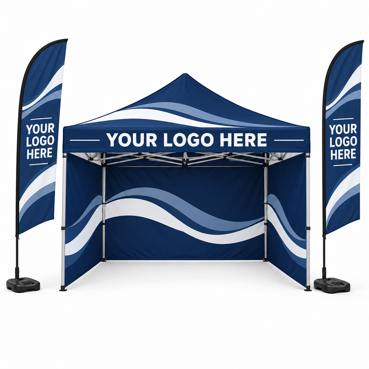 Canopy kit mockup with YOUR LOGO HERE placeholder