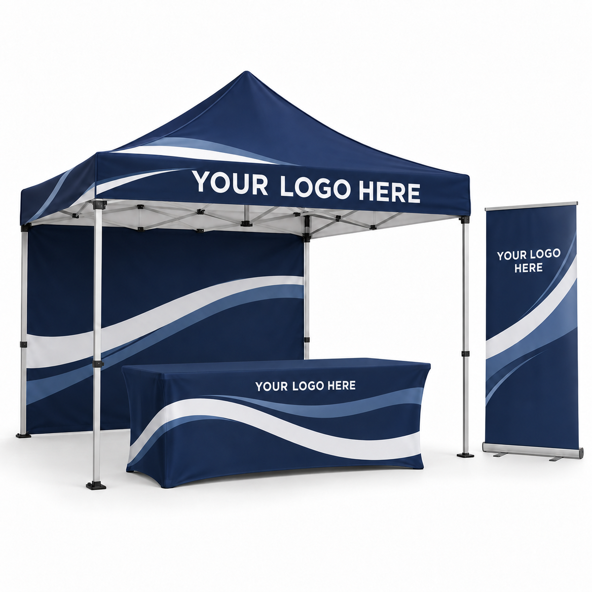 Canopy kit mockup with YOUR LOGO HERE placeholder