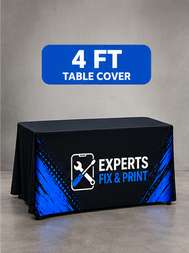 4 ft custom table cover