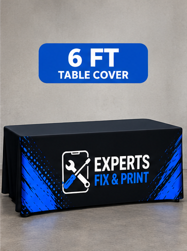 6 ft custom table cover