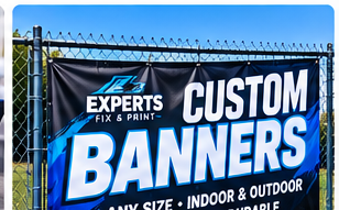Custom Banners - Experts Fix & Print
