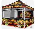 Economy 10x10 custom printed covered canopy package
